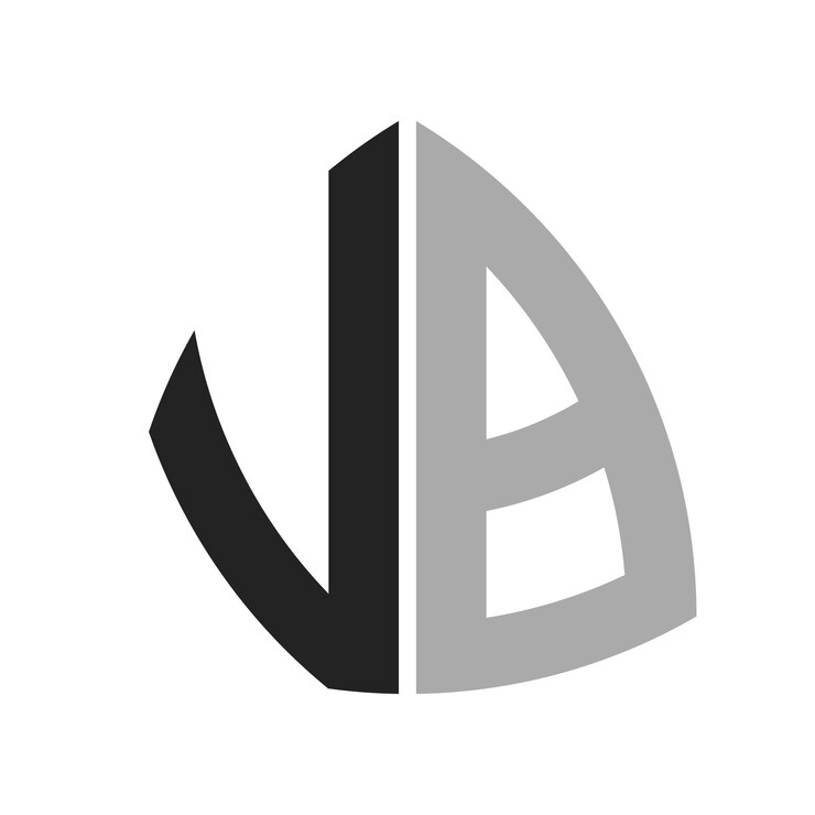 Vector moderno diseño creativo de logotipo vb icon de letra vb para cualquier negocio y empresa