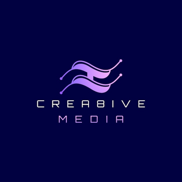 Moderno diseño de línea creativa letra H logotipo letra creativa h plantilla de diseño de logotipo