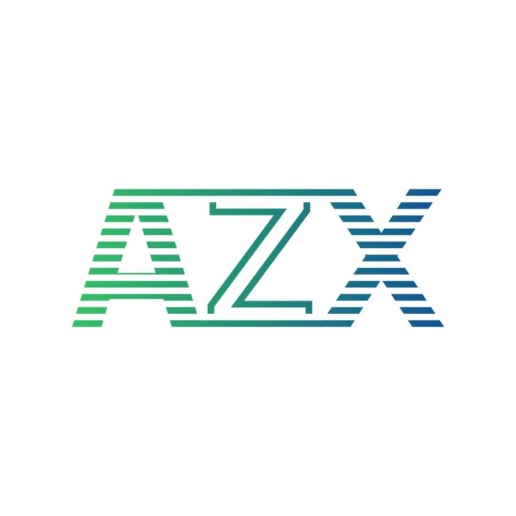 Vector moderno diseño de logotipo azx letra azx minimalista profesional y versátil icono de marca para la identidad empresarial