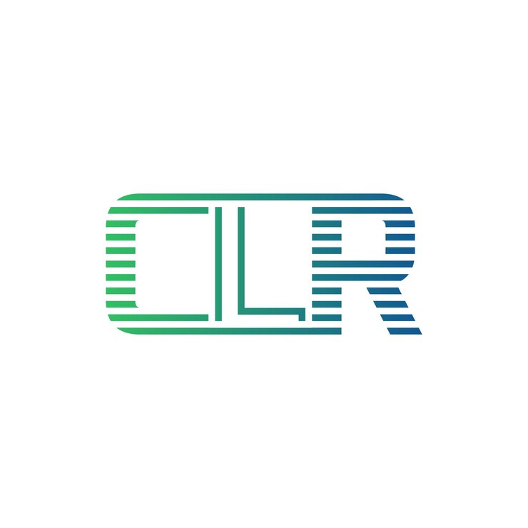 Vector moderno diseño de logotipo clr carta clr minimalista profesional y versátil icono de marca para la identidad empresarial