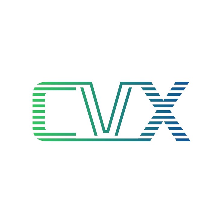 Vector moderno diseño de logotipo de cvx carta cvx minimalista profesional y versátil icono de marca para la identidad empresarial