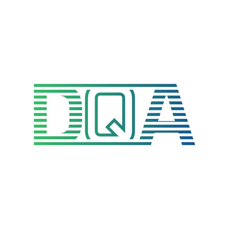 Vector moderno diseño de logotipo de dqa carta dqa minimalista profesional y versátil icono de marca para la identidad empresarial