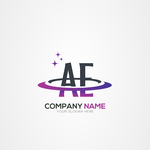 Moderno diseño del logotipo espacial de EA Planet con elementos vectoriales creativos