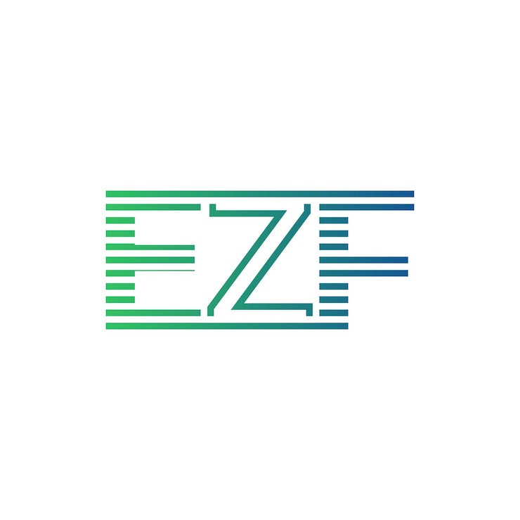 Vector moderno diseño de logotipo ezf carta ezf minimalista profesional y versátil icono de marca para la identidad empresarial