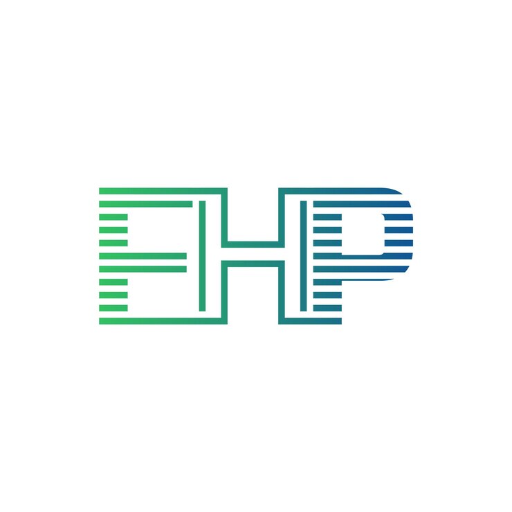 Vector moderno diseño de logotipo de fhp carta fhp minimalista profesional y versátil icono de marca para la identidad empresarial