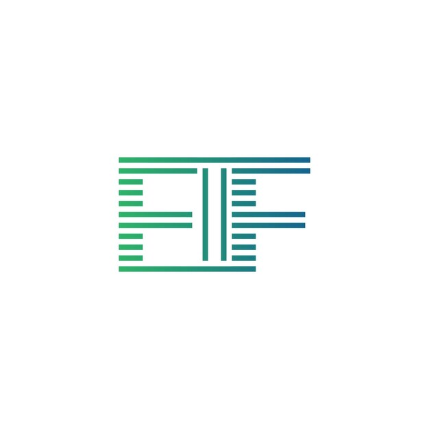 Moderno diseño de logotipo de FIF Carta FIF minimalista profesional y versátil icono de marca para la identidad empresarial