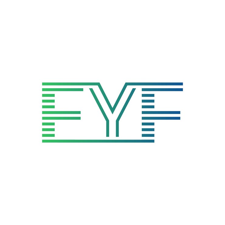 Vector moderno diseño de logotipo de fyf carta fyf minimalista profesional y versátil icono de marca para la identidad empresarial