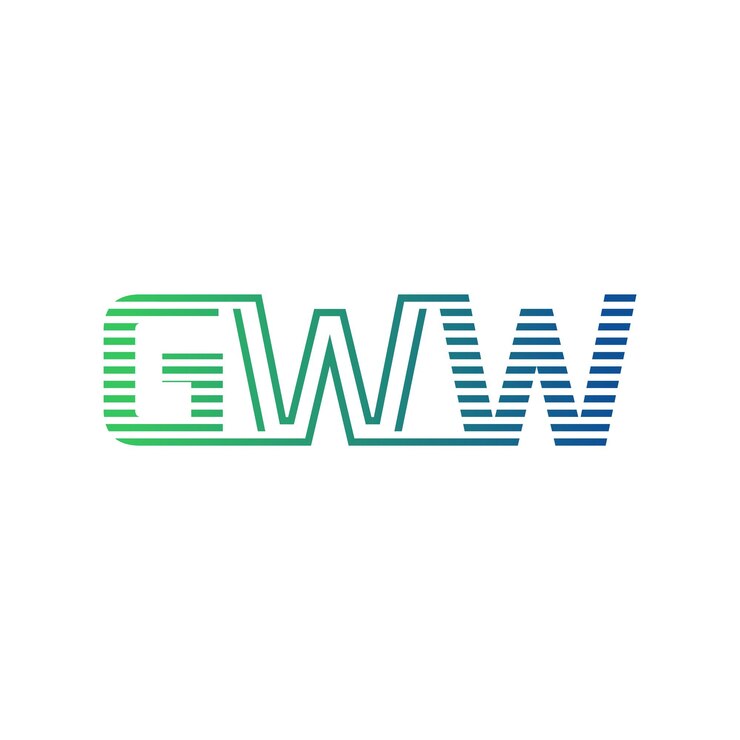 Vector moderno diseño de logotipo de gww carta gww minimalista profesional y versátil icono de marca para la identidad empresarial