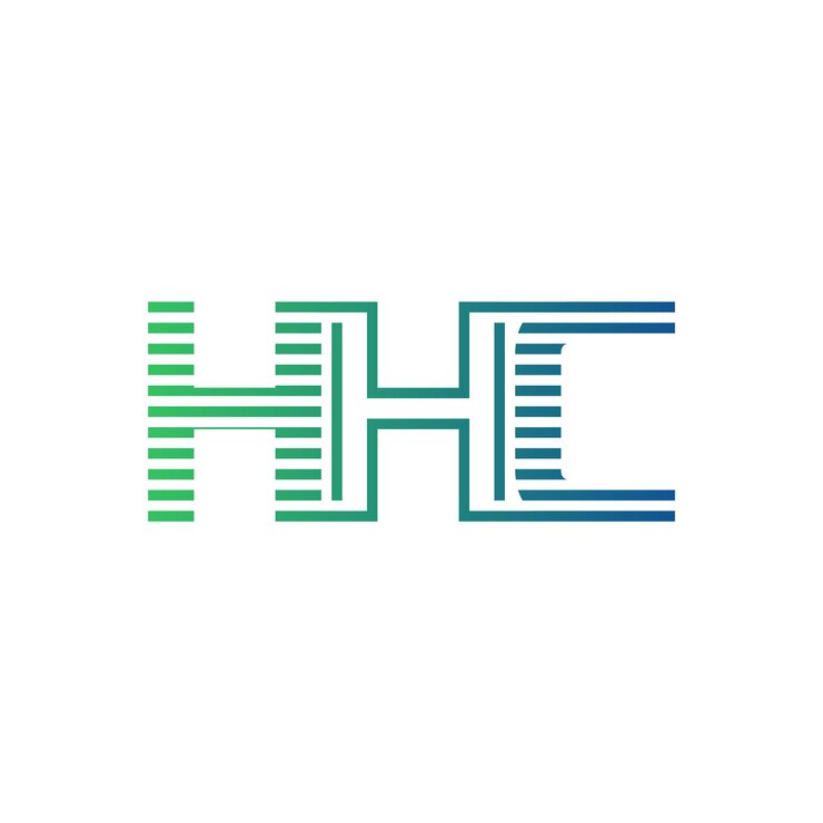 Vector moderno diseño de logotipo de hhc carta hhc minimalista profesional y versátil icono de marca para la identidad empresarial