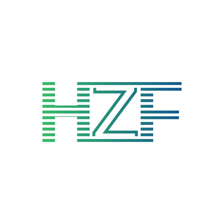 Vector moderno diseño de logotipo de hzf carta hzf minimalista profesional y versátil icono de marca para la identidad empresarial