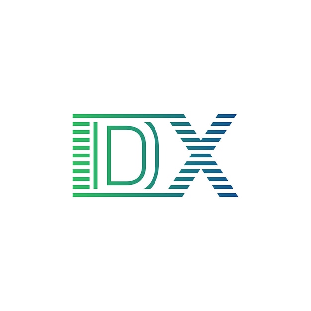 Moderno diseño de logotipo IDX Carta IDX minimalista profesional y versátil icono de marca para la identidad empresarial