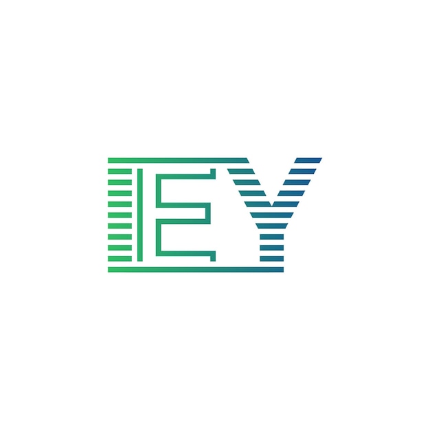 Moderno diseño de logotipo de IEY Carta IEY Minimalista Profesional y versátil icono de marca para la identidad empresarial