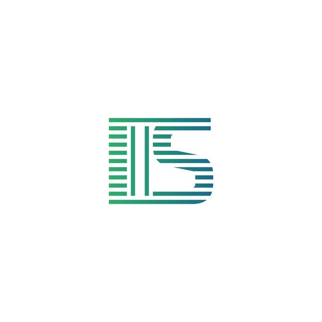 Moderno diseño de logotipo de IIS Carta IIS minimalista profesional y versátil icono de marca para la identidad empresarial