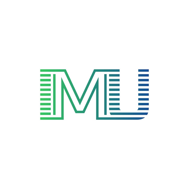 Moderno diseño de logotipo de IMU Carta IMU Minimalista Profesional y versátil icono de marca para la identidad empresarial