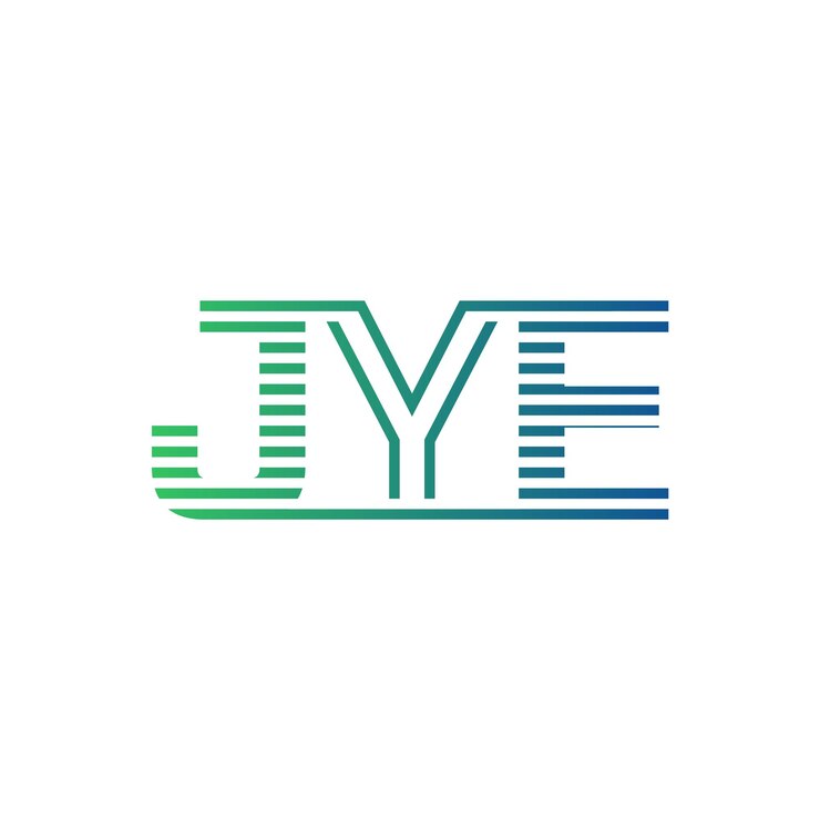 Vector moderno diseño de logotipo de jye carta jye icon de marca minimalista profesional y versátil para la identidad empresarial