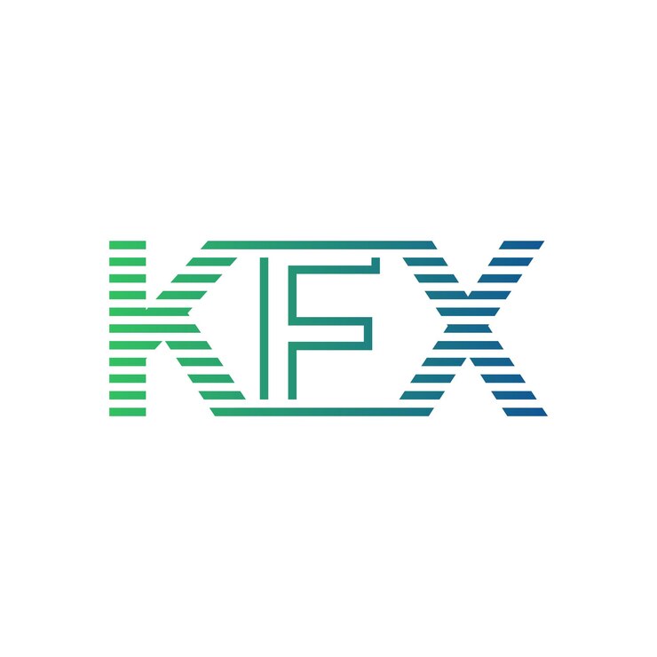 Vector moderno diseño de logotipo de kfx carta kfx minimalista profesional y versátil icono de marca para la identidad empresarial