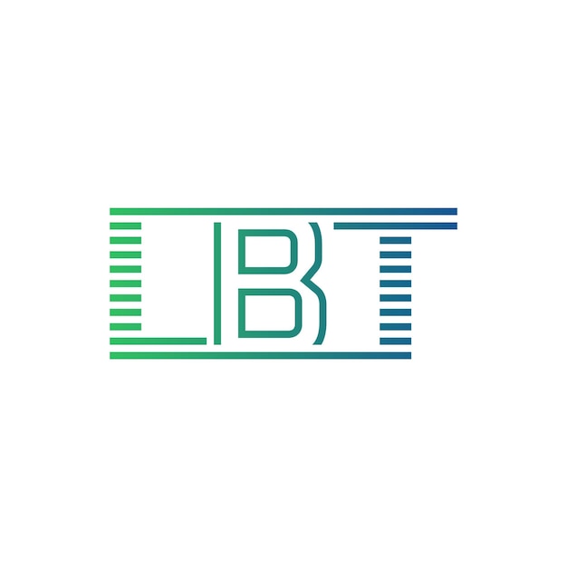 Moderno diseño de logotipo LBT Letra LBT minimalista profesional y versátil icono de marca para la identidad empresarial