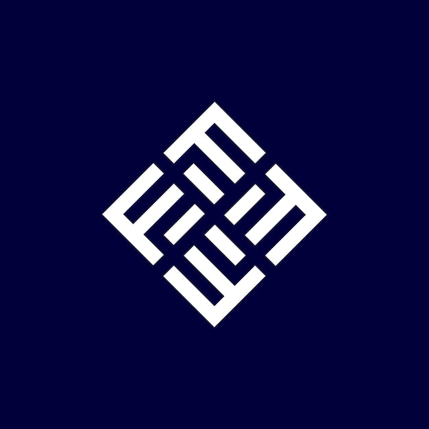 moderno diseño de logotipo letra f