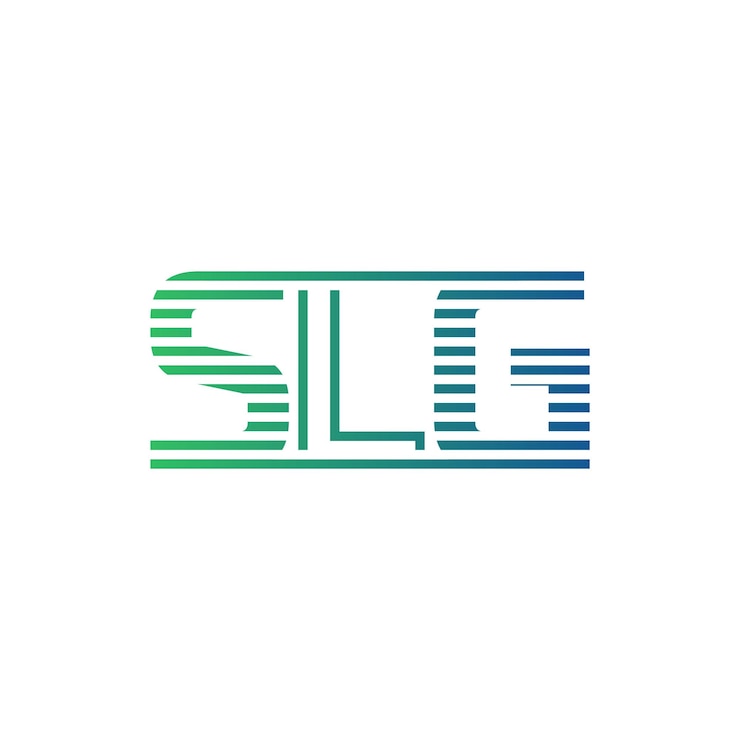 Vector moderno diseño de logotipo de letra slg minimalista profesional y versátil icono de marca para la identidad empresarial