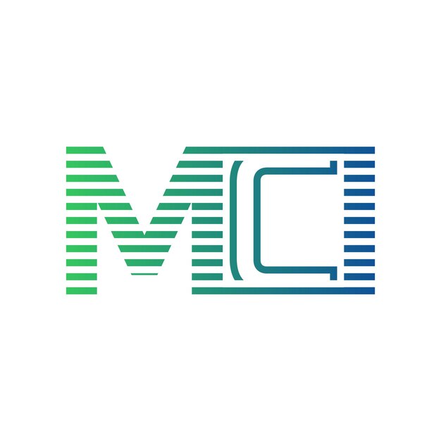 Moderno diseño de logotipo de MCI Carta MCI minimalista profesional y versátil icono de marca para la identidad empresarial
