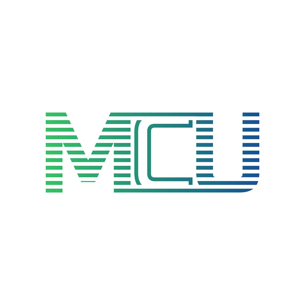 Moderno diseño de logotipo MCU letra MCU minimalista profesional y versátil icono de marca para la identidad empresarial