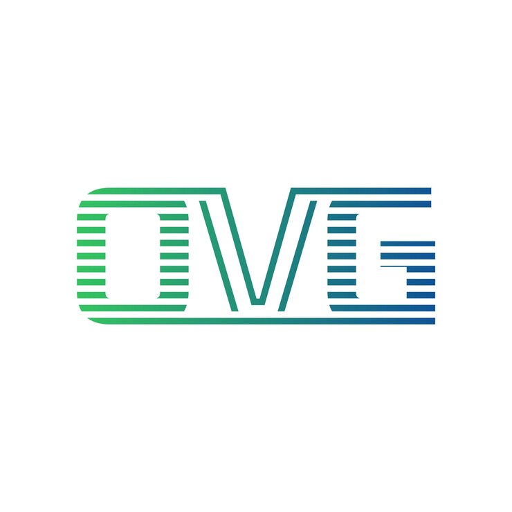 Vector moderno diseño de logotipo ovg letra ovg minimalista profesional y versátil icono de marca para la identidad empresarial
