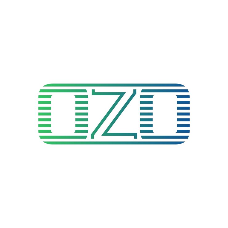 Vector moderno diseño de logotipo ozo carta ozo minimalista profesional y versátil icono de marca para la identidad empresarial