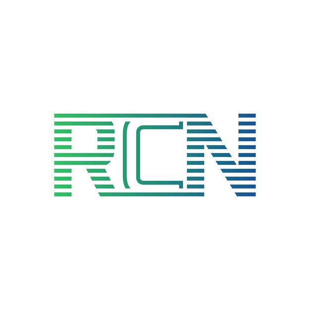 Moderno diseño de logotipo de RCN Carta RCN minimalista profesional y versátil icono de marca para la identidad empresarial