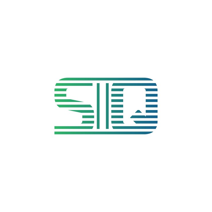 Vector moderno diseño de logotipo siq carta siq minimalista profesional y versátil icon de marca para la identidad empresarial