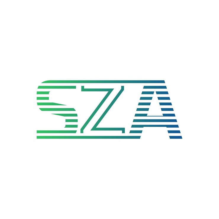 Vector moderno diseño de logotipo de sza carta sza minimalista profesional y versátil icono de marca para la identidad empresarial