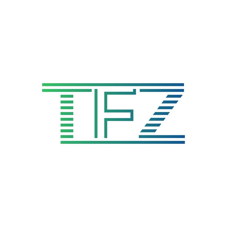 Vector moderno diseño de logotipo tfz carta tfz minimalista profesional y versátil icono de marca para la identidad empresarial