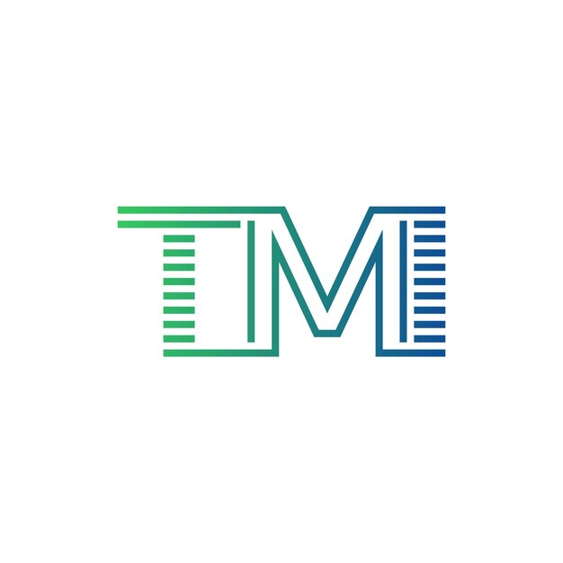 Moderno diseño de logotipo de TMI Carta TMI minimalista profesional y versátil icono de marca para la identidad empresarial