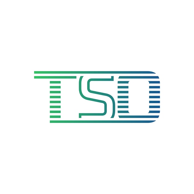 Moderno diseño de logotipo de TSO Carta TSO Icono de marca minimalista profesional y versátil para la identidad empresarial