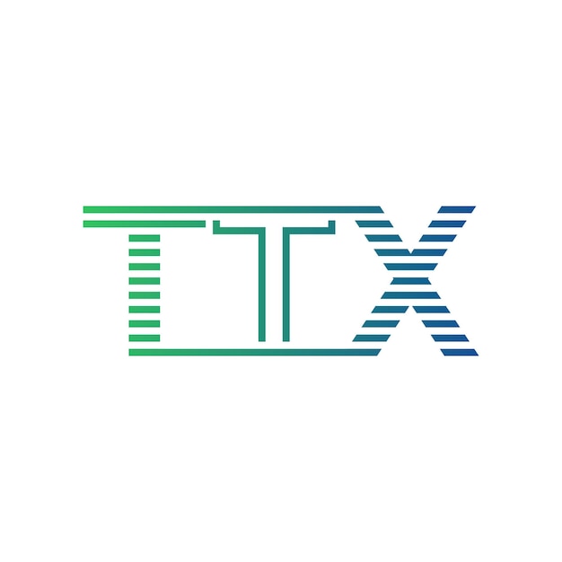 Moderno diseño de logotipo TTX letra TTX minimalista profesional y versátil icono de marca para la identidad empresarial