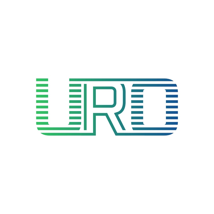 Vector moderno diseño de logotipo de uro carta uro minimalista profesional y versátil icono de marca para la identidad empresarial