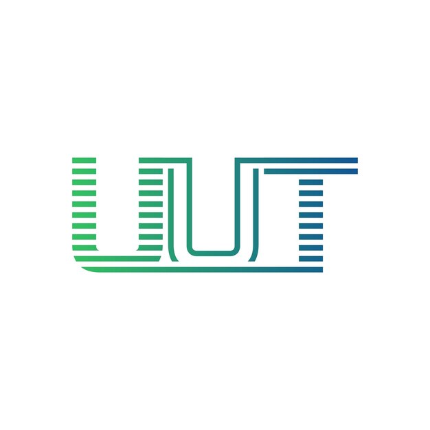 Moderno diseño de logotipo UUT Carta UUT Minimalista Profesional y Versátil Icon de marca para la identidad empresarial