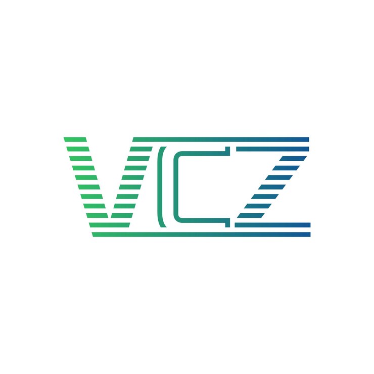 Vector moderno diseño de logotipo vcz carta vcz minimalista profesional y versátil icono de marca para la identidad empresarial
