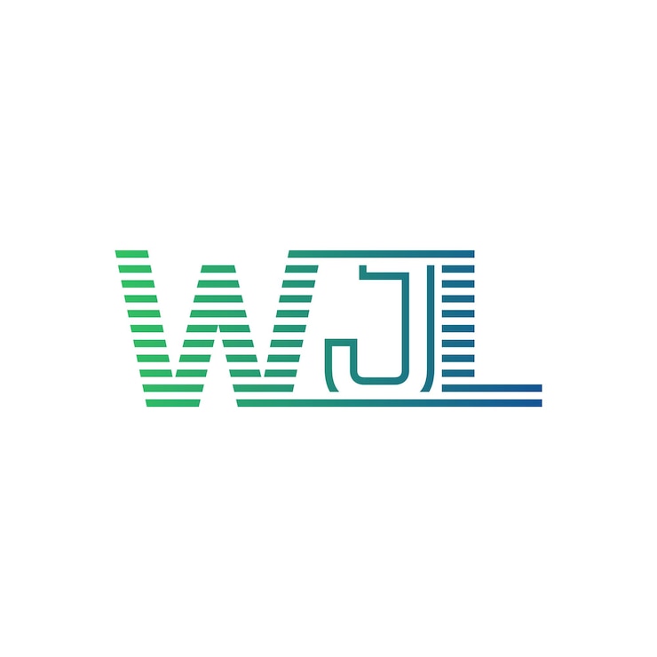 Vector moderno diseño de logotipo de wjl carta wjl minimalista profesional y versátil icono de marca para la identidad empresarial