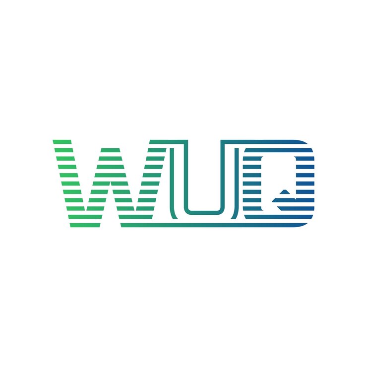 Vector moderno diseño de logotipo de wuq carta wuq minimalista profesional y versátil icono de marca para la identidad empresarial