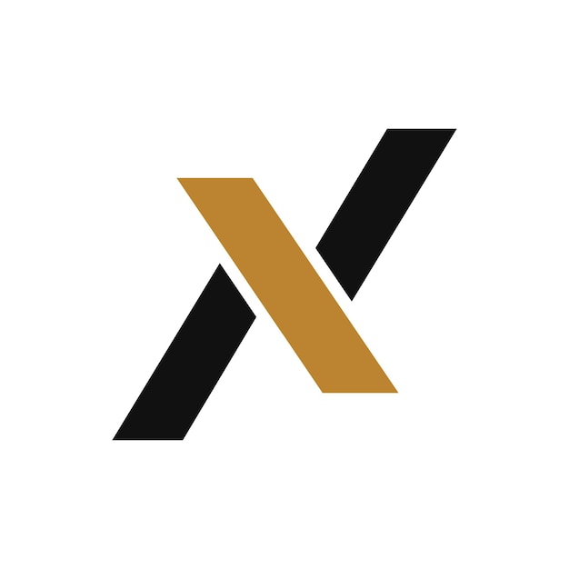 Moderno diseño de logotipo X resumen de la letra inicial X plantilla de logotipo