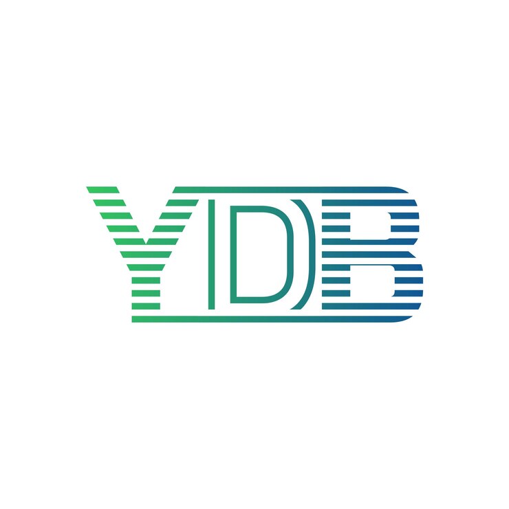 Vector moderno diseño de logotipo de ydb carta ydb minimalista profesional y versátil icono de marca para la identidad empresarial