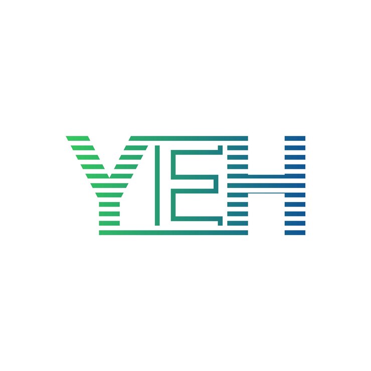 Vector moderno diseño de logotipo yeh carta yeh minimalista profesional y versátil icono de marca para la identidad empresarial