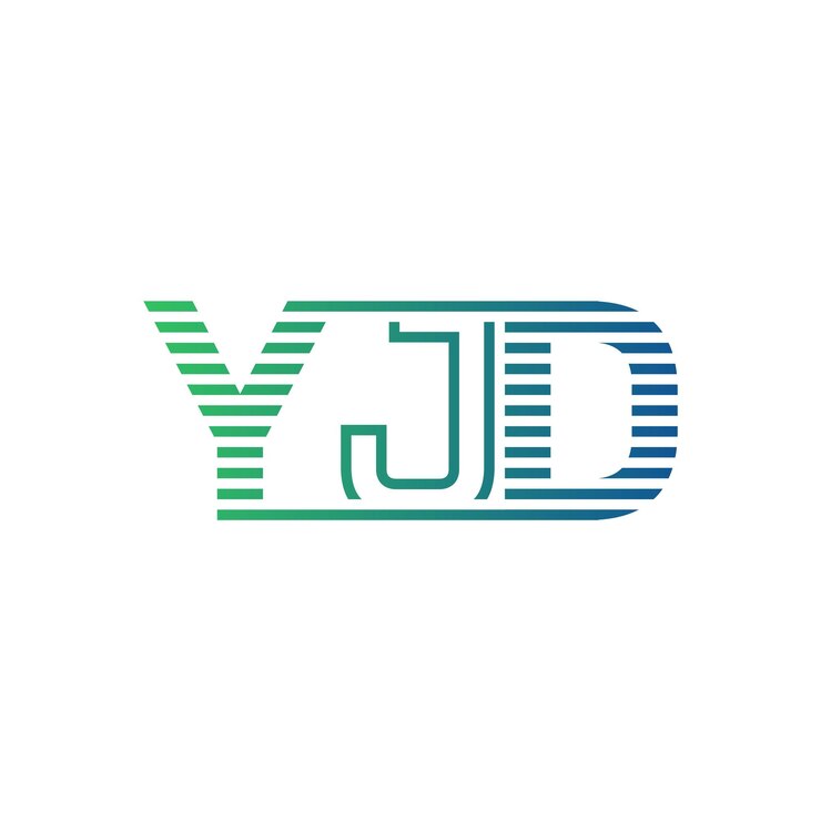 Vector moderno diseño de logotipo de yjd letra yjd minimalista profesional y versátil icono de marca para la identidad empresarial