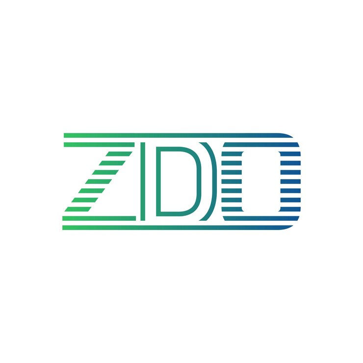 Vector moderno diseño de logotipo de zdo carta zdo minimalista profesional y versátil icono de marca para la identidad empresarial