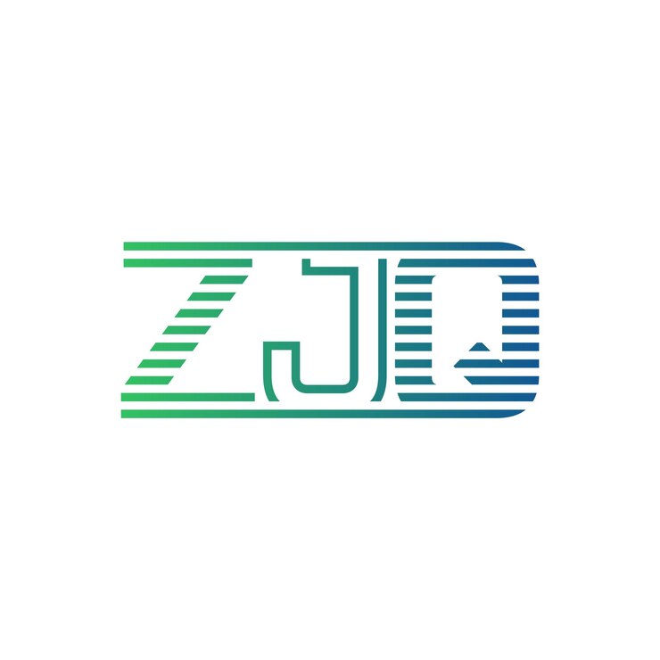 Vector moderno diseño de logotipo de zjq carta zjq minimalista profesional y versátil icono de marca para la identidad empresarial