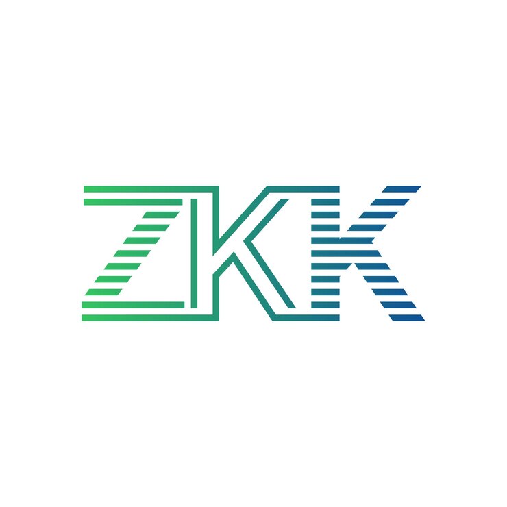Vector moderno diseño de logotipo zkk carta zkk minimalista profesional y versátil icono de marca para la identidad empresarial