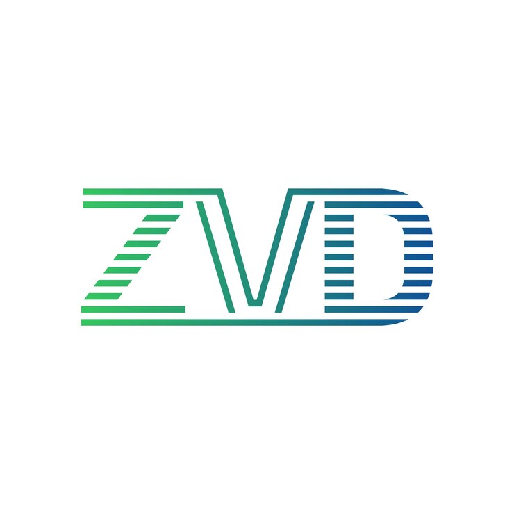 Vector moderno diseño de logotipo de zvd carta zvd minimalista profesional y versátil icono de marca para la identidad empresarial
