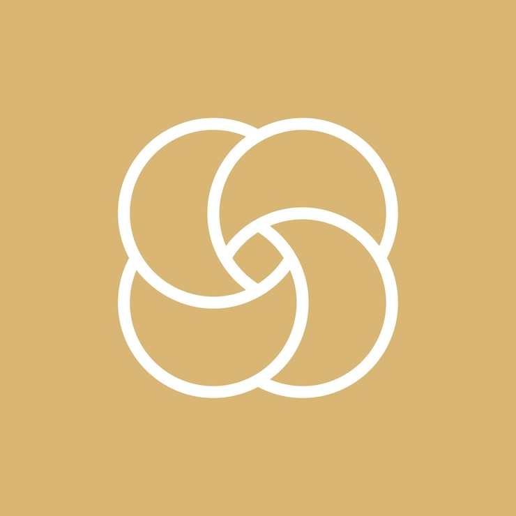 Vector el moderno y elegante logotipo de swirl
