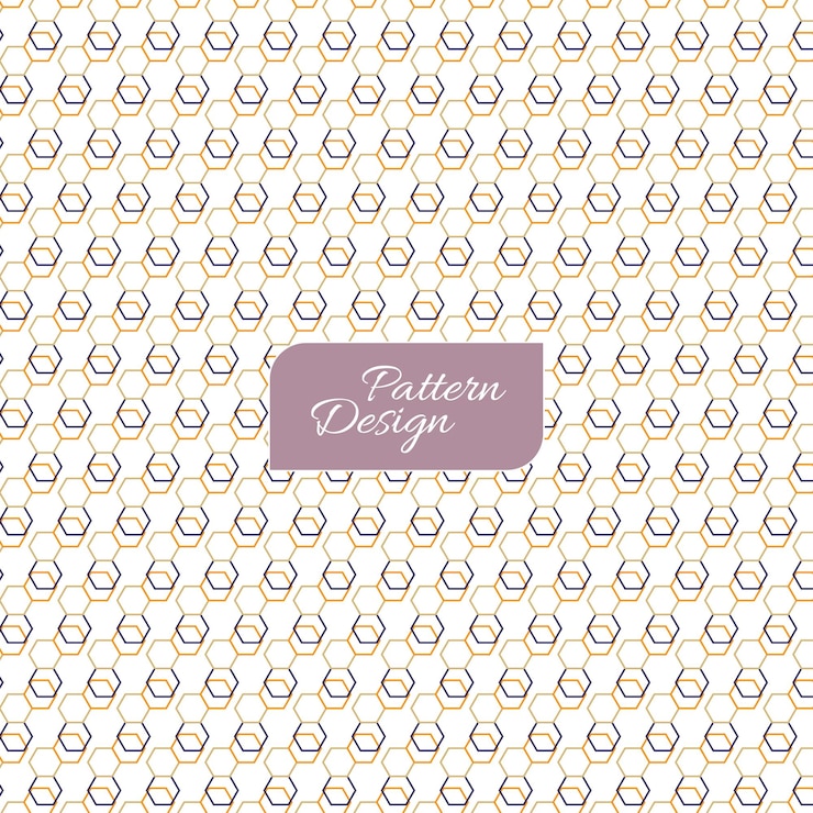 Moderno y elegante patrón sin costuras con fondo blanco hexagonal