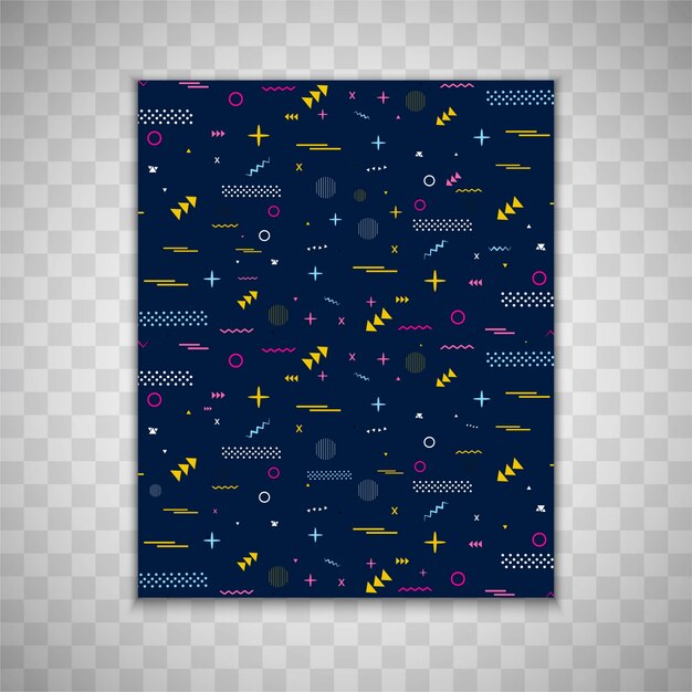 Moderno folleto memphis